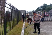 Polres Sanggau Gelar Indonesia ASRI di PLBN Entikong
